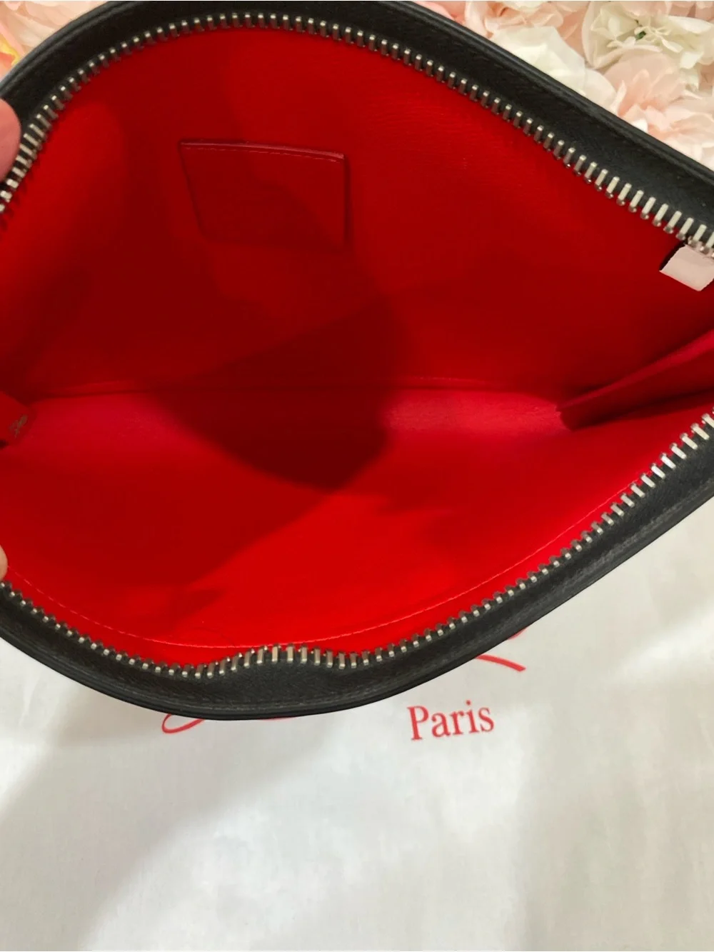 Christian Louboutin Paris Love Skypouch Crossbody